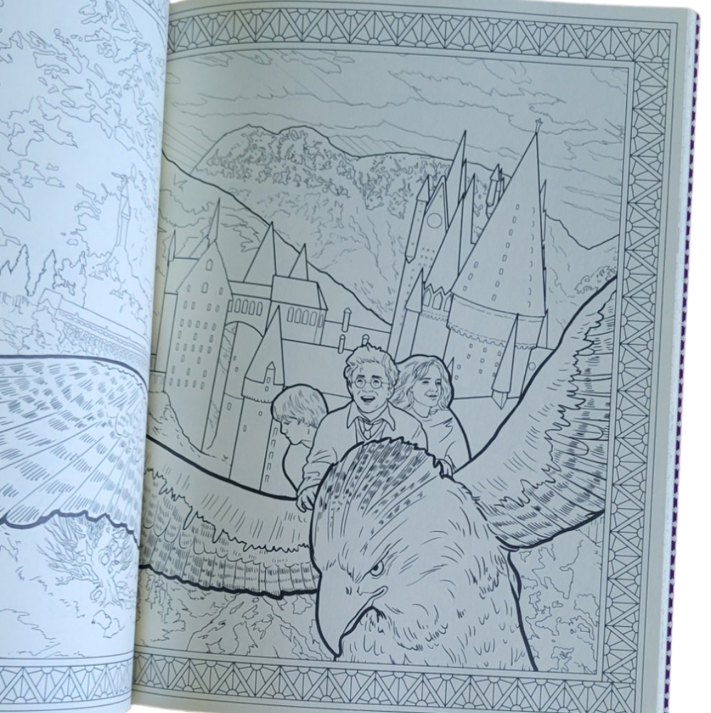 Harry Potter Adult Coloring Book Celebratory Edition, The Best of Harry Potter - Picture 4 of 6